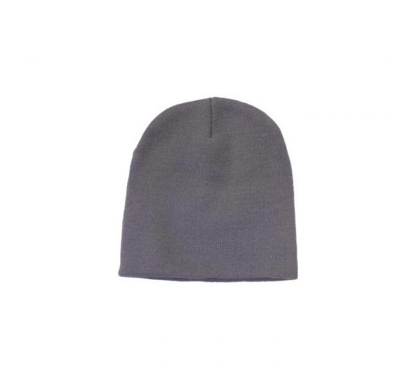 Promotional Roll Down Beanie Hat-grey