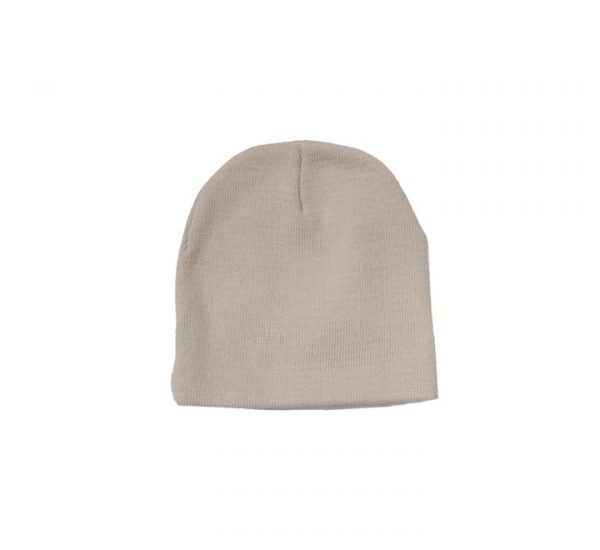 Promotional Roll Down Beanie Hat-stone
