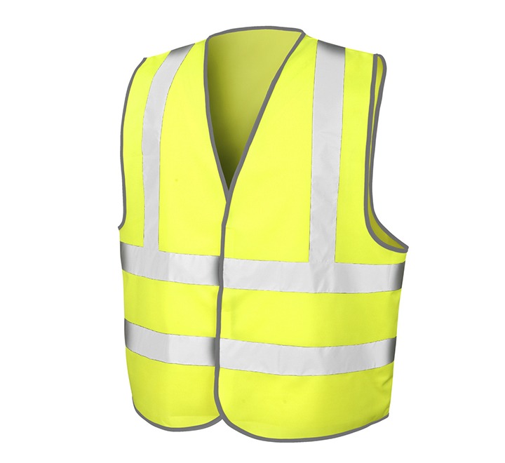 Hi Vis DayNight Safety Vest with Zip and Pockets V84