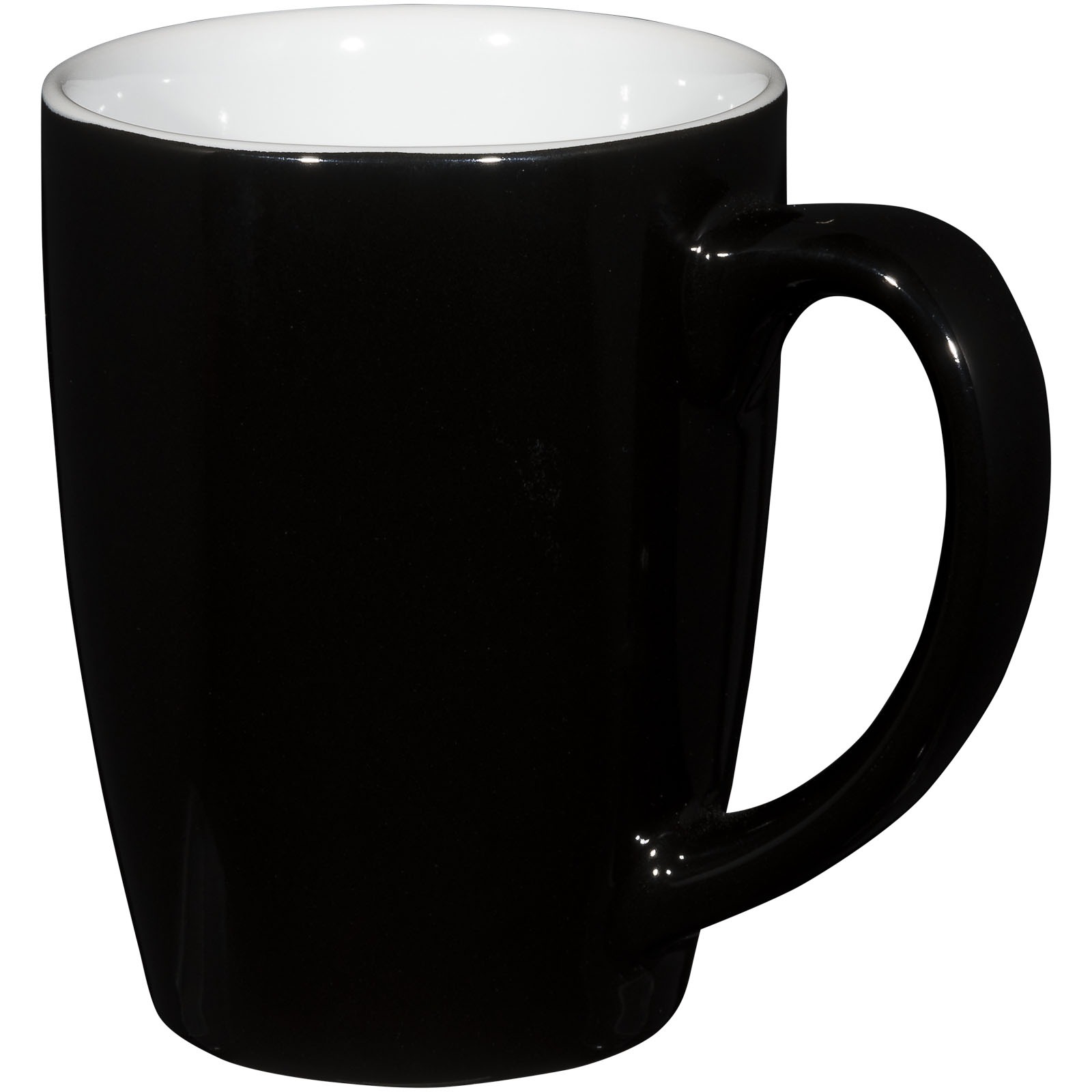 Tuelip Full Black Be Mine Printed Ceramic Mug (350 ml)