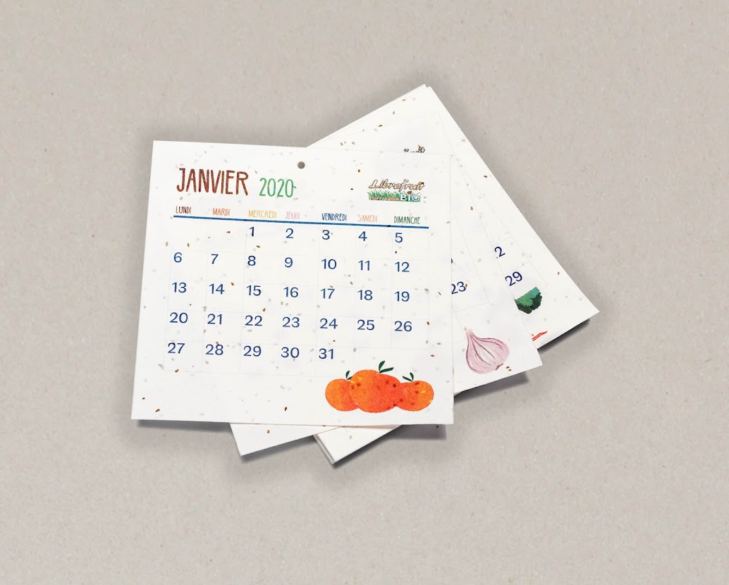 seed paper calendar