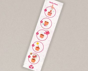 seed paper bookmark