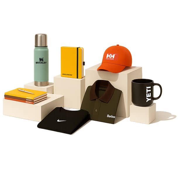 Connected branded merchandise service