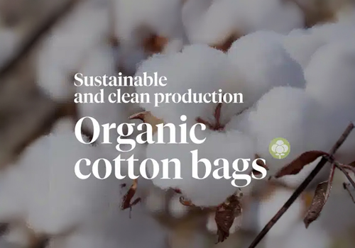 Sustainable branded merchandise: organic cotton bags