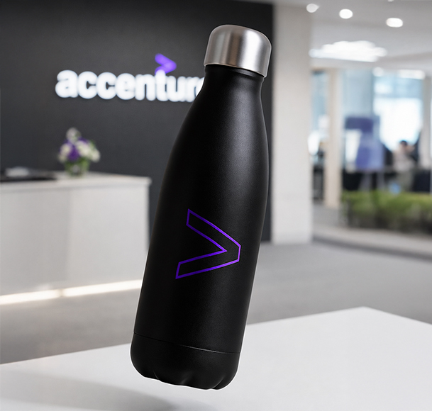 Accenture branded insulated bottle
