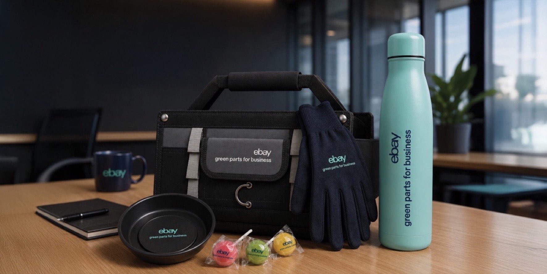 eBay branded merchandise pack products