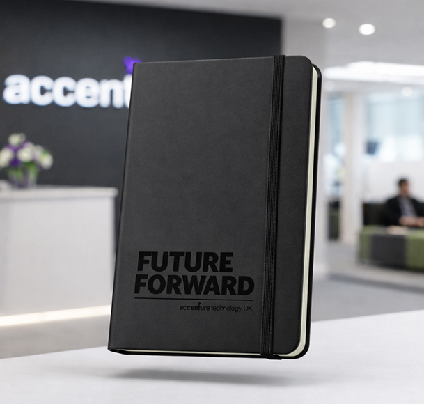 Accenture branded notebook
