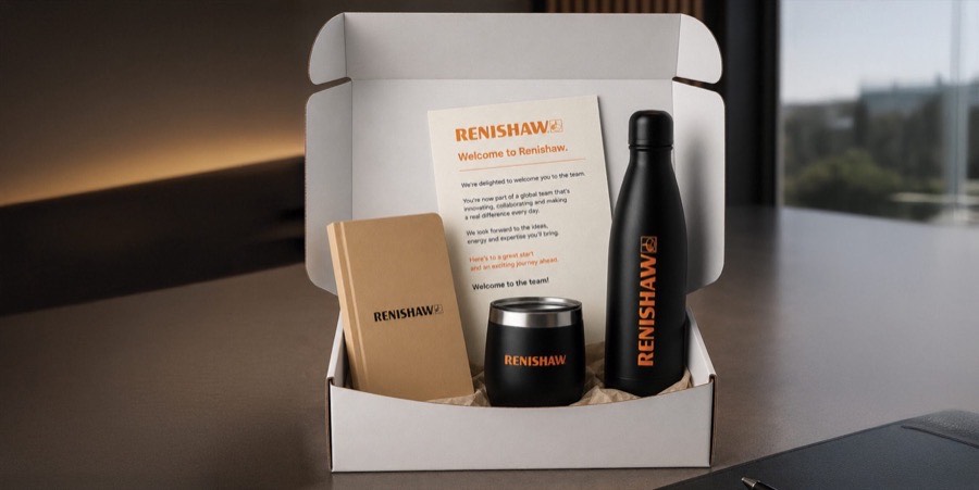 Renishaw branded welcome pack product range