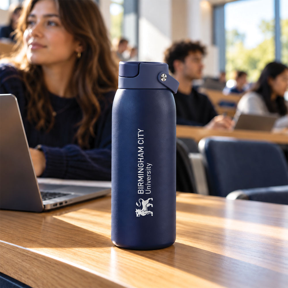 A spread of branded merchandise items produced by JSM